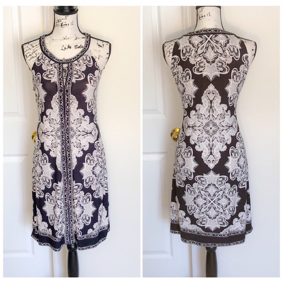 INC International Concepts Dresses & Skirts - ❤️INC Sleeveless Floral Design Embellished Dress❤️